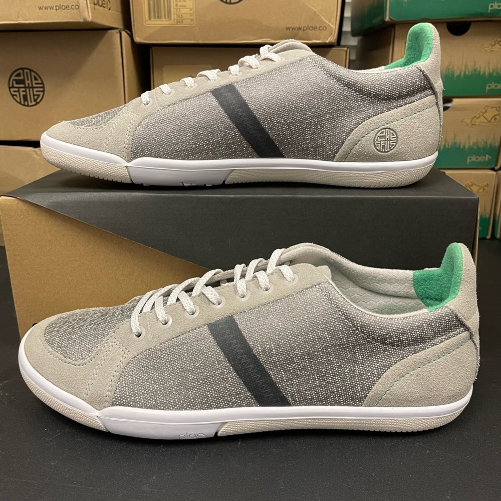 Plae #553010-050 Prospect Stone Gray Men's Suede Casual Shoes